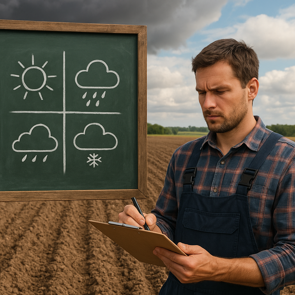Jak planować prace gospodarskie według pogody